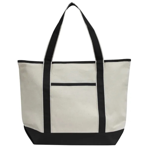 Cotton canvas boat tote with 28" handles, a 6" gusset bottom,... from ASI 90859 Tempo Industries Inc