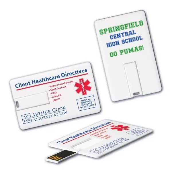 3 3/8"W hi-speed card flash drive for saving important digital documents.... from ASI 90859 Tempo Industries Inc / Tempoline