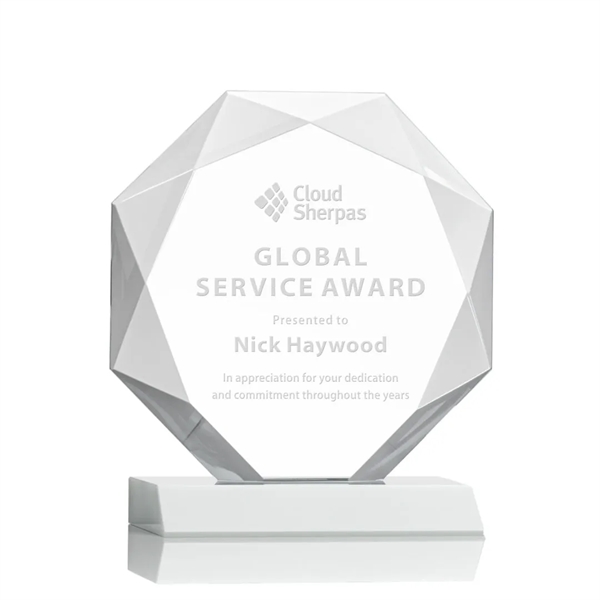 Striking Starfire Octagon award refracts light through all of its facets... from ASI 84592 St Regis Group / St Regis