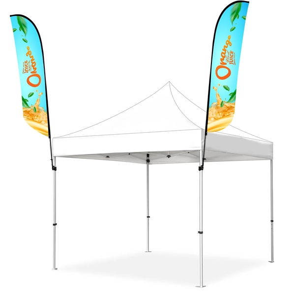10'x10' Hex Anodized Aluminum Frame Tent Kit w/Canopy, Standard & Premium... from ASI 49891 Discount Marketing Products / DMP