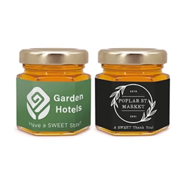 Mini Honey Jar with Custom Full Color Logo... from ASI 89971 Stuff A Mug