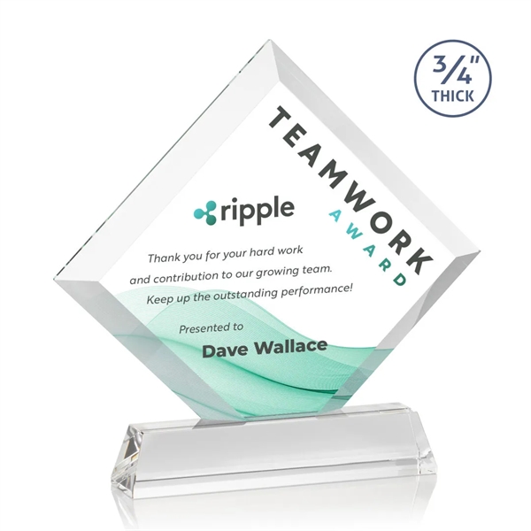 The Belaire Starfire Crystal Award in 0.75” thick is an eye-catching... from ASI 84592 St Regis Group / St Regis