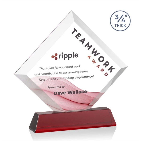 The Belaire Starfire Crystal Award in 0.75” thick is an eye-catching... from ASI 84592 St Regis Group / St Regis