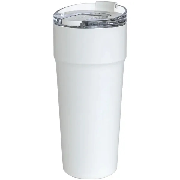 Double-wall, vacuum-insulated, stainless steel tumbler with dual chambers... from ASI 80060 VisionUSA