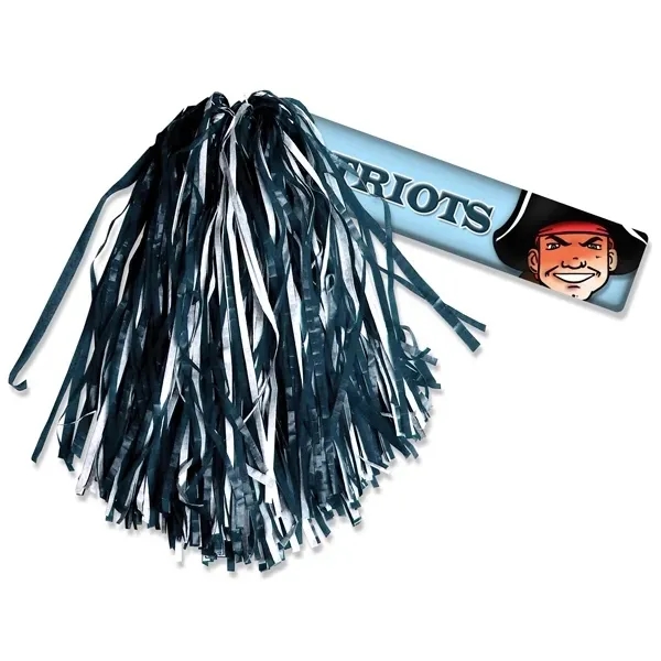 Pom pom featuring an economy 11" stick handle with full color... from ASI 68207 MAC Specialties Ltd / Sport Products