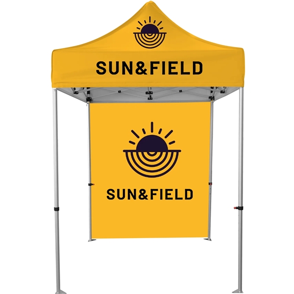 5'x5' Hex Aluminum Frame Tent Kit w/full color imprint on 600D... from ASI 49891 Discount Marketing Products / DMP