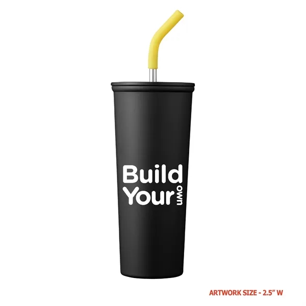 Silicone Tip Straw Tumbler 23oz... from ASI 89971 Stuff A Mug