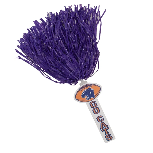 Spirit Stick Plastic Poms featuring streamers in solid or mixed colors.... from ASI 77280 Pepco Poms / Pepco Poms