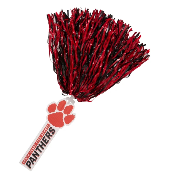 Spirit Stick Plastic Poms featuring streamers in solid or mixed colors.... from ASI 77280 Pepco Poms / Pepco Poms