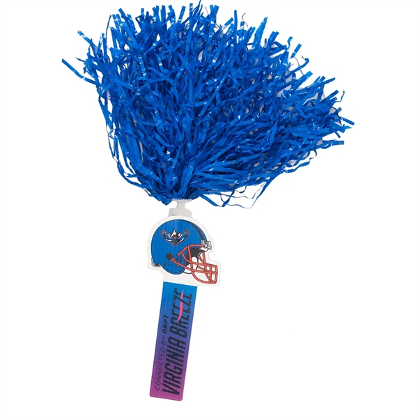 Spirit Stick Plastic Poms featuring streamers in solid or mixed colors.... from ASI 77280 Pepco Poms / Pepco Poms