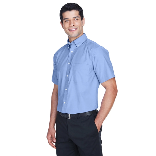 Men's short sleeve oxford shirt with stain release.... from ASI 34063 alphabroder