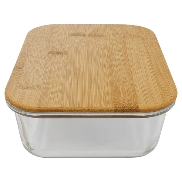 The glass container is diswasher safe, bamboo should be hand washed.... from ASI 72657 Active Life Promo / Apres Ski Ingrain Promo