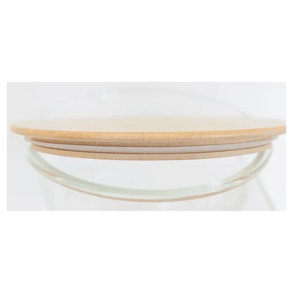 The glass container is diswasher safe, bamboo should be hand washed.... from ASI 72657 Active Life Promo / Apres Ski Ingrain Promo