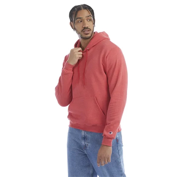 Moisture-wicking pullover hoodie with two-ply hood, dyed-to-match drawcord, and front pouch... from ASI 34063 alphabroder