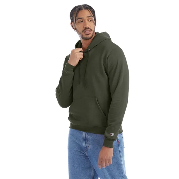 Moisture-wicking pullover hoodie with two-ply hood, dyed-to-match drawcord, and front pouch... from ASI 34063 alphabroder