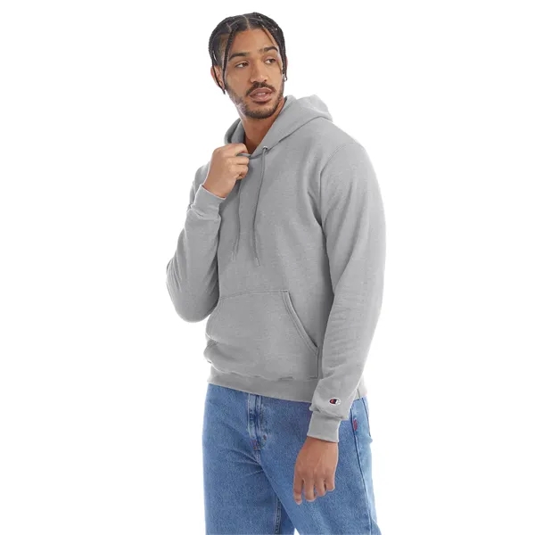 Moisture-wicking pullover hoodie with two-ply hood, dyed-to-match drawcord, and front pouch... from ASI 34063 alphabroder