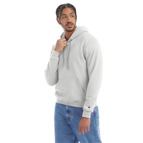Moisture-wicking pullover hoodie with two-ply hood, dyed-to-match drawcord, and front pouch... from ASI 34063 alphabroder