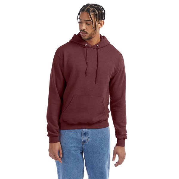 Moisture-wicking pullover hoodie with two-ply hood, dyed-to-match drawcord, and front pouch... from ASI 34063 alphabroder