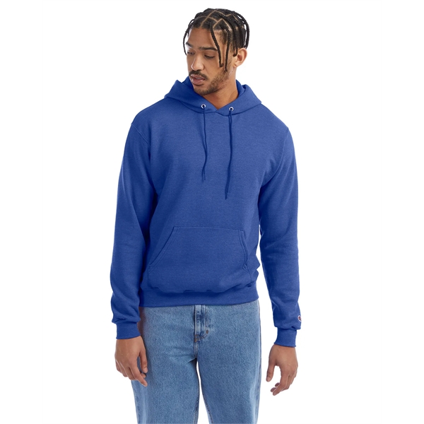 Moisture-wicking pullover hoodie with two-ply hood, dyed-to-match drawcord, and front pouch... from ASI 34063 alphabroder