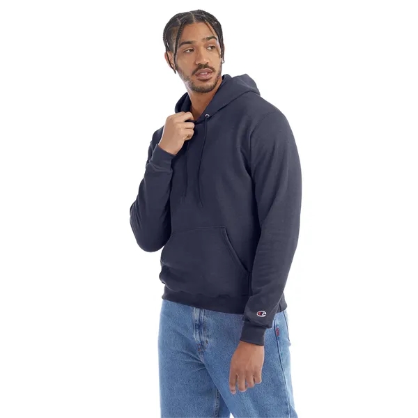 Moisture-wicking pullover hoodie with two-ply hood, dyed-to-match drawcord, and front pouch... from ASI 34063 alphabroder