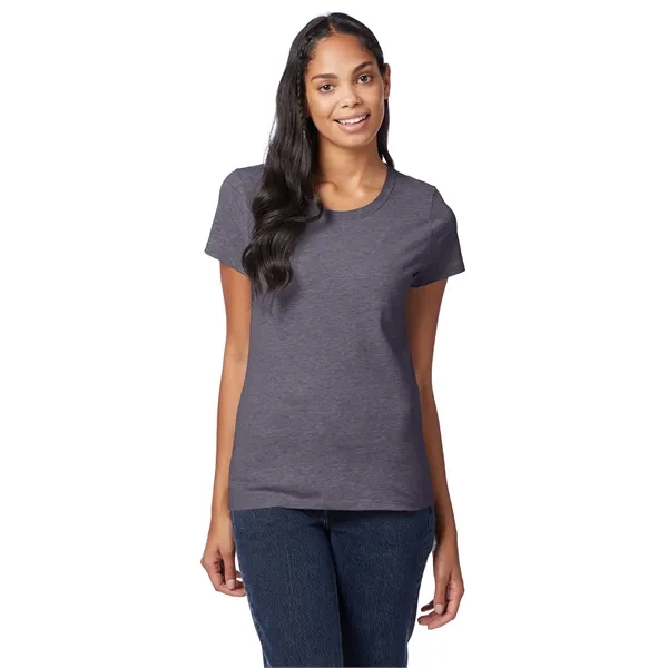 Women's contoured, side-seamed T-shirt made of preshrunk cotton in several available... from ASI 34063 alphabroder
