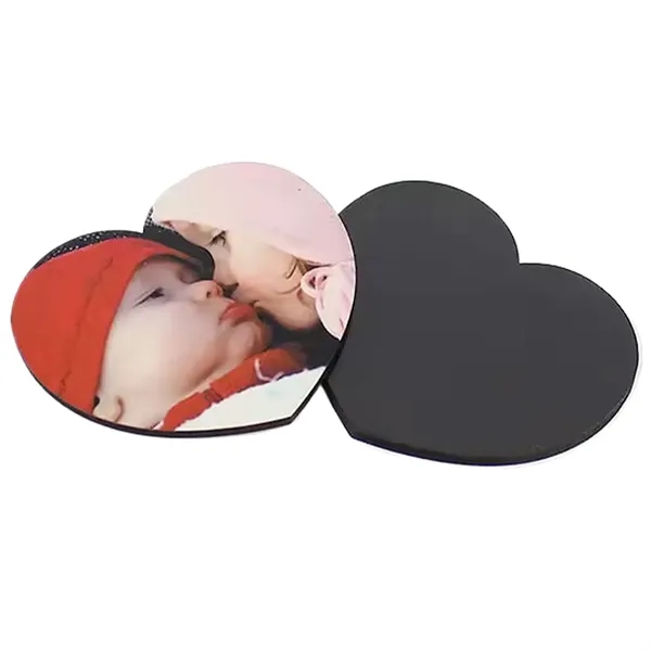 Heart design MDF magnet plus free sublimation heat transfer printing in... from ASI 37218 Athena Promo (tm)