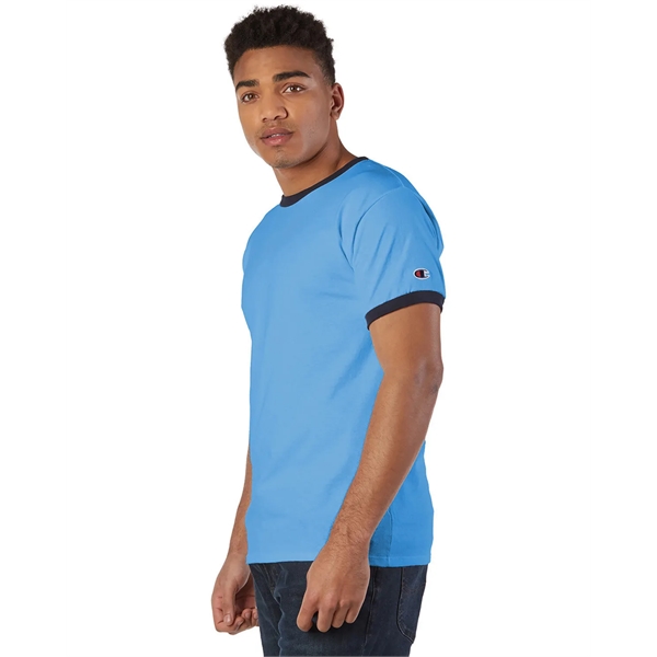Adult t-shirt with a tag-free neck label, rib contrast collar and... from ASI 34063 alphabroder