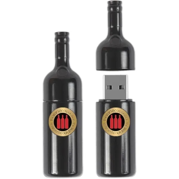 Wine bottle shaped USB flash drive.... from ASI 90859 Tempo Industries Inc