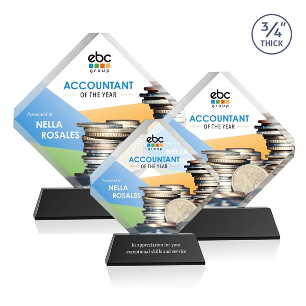 Toulon on Newhaven VividPrint™ Award - Black... from ASI 84592 St Regis Group / St Regis