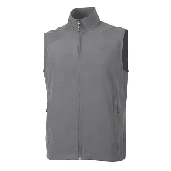 Men's 94/6 cotton and spandex blend Pack-N-Go vest with zippered front... from ASI 44620 Charles River Apparel