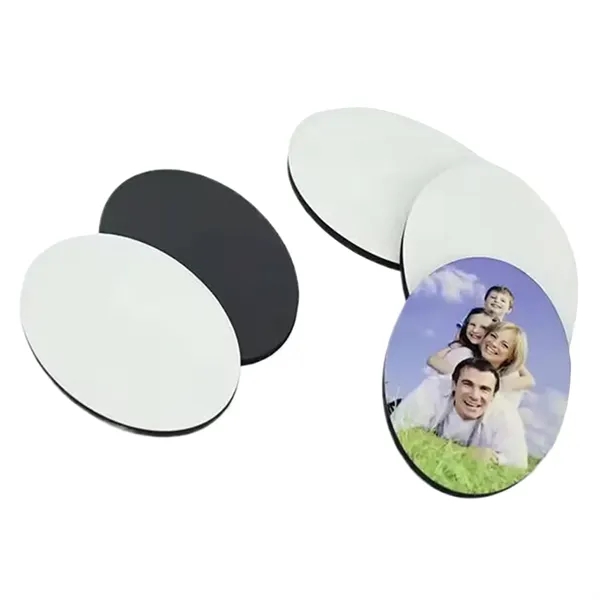 Oval design MDF magnet plus free sublimation heat transfer printing in... from ASI 37218 Athena Promo (tm)
