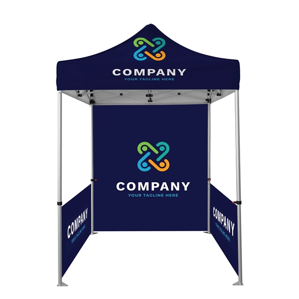 6.5'x6.5' Hex Aluminum Frame Tent Kit w/full color imprint on 600D... from ASI 49891 Discount Marketing Products / DMP
