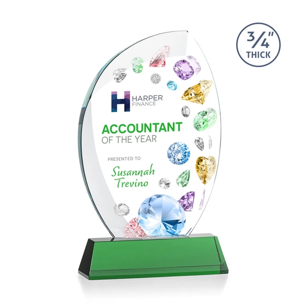 Wichita VividPrint™ Award on Newhaven - Green... from ASI 84592 St Regis Group / St Regis