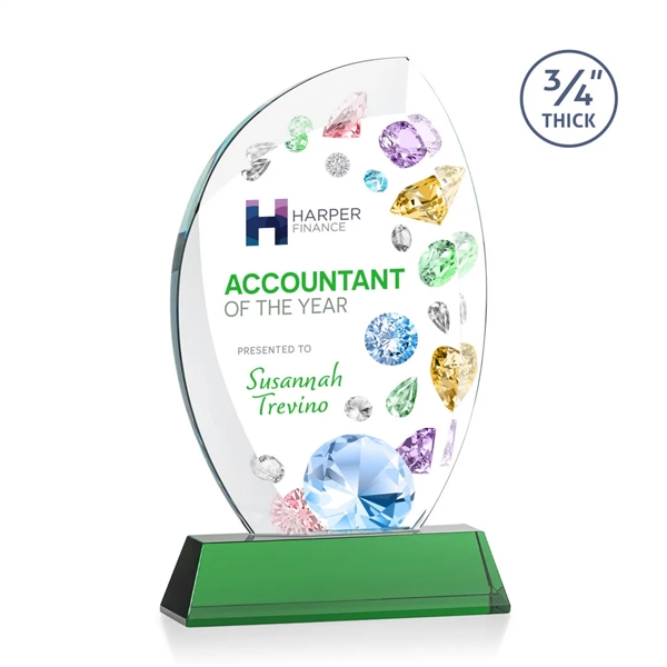 Wichita VividPrint™ Award on Newhaven - Green... from ASI 84592 St Regis Group / St Regis