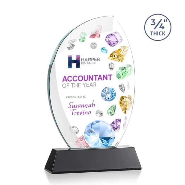 Wichita VividPrint™ Award on Newhaven - Black... from ASI 84592 St Regis Group / St Regis