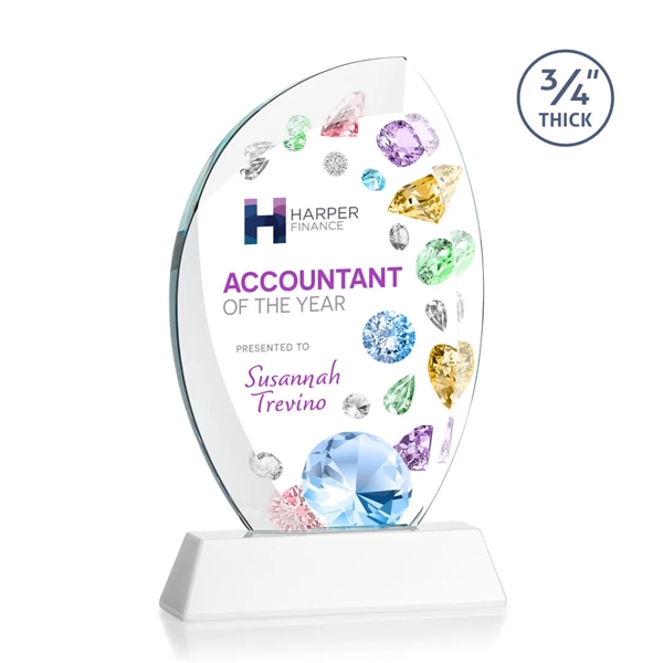 Wichita VividPrint™ Award on Newhaven - White... from ASI 84592 St Regis Group / St Regis