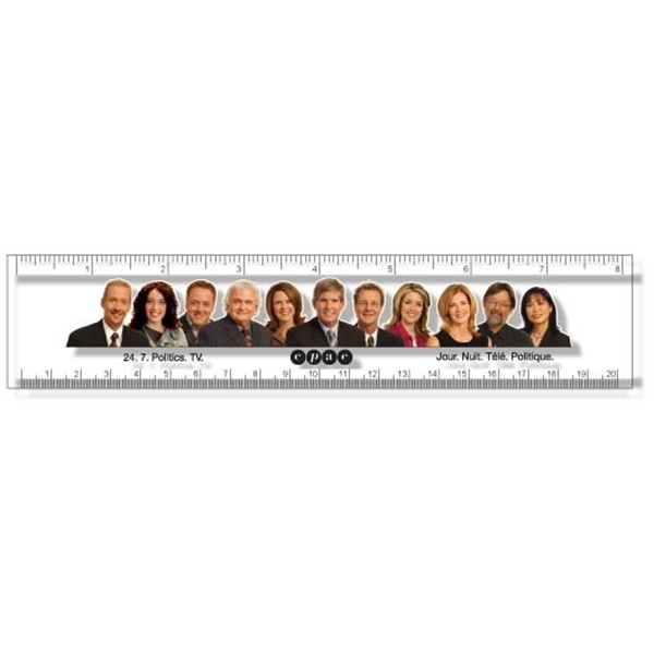 Clear Copolyester Flexible Plastic Rulers Full Color Imprint with standard or... from ASI 87400 ArtechPro