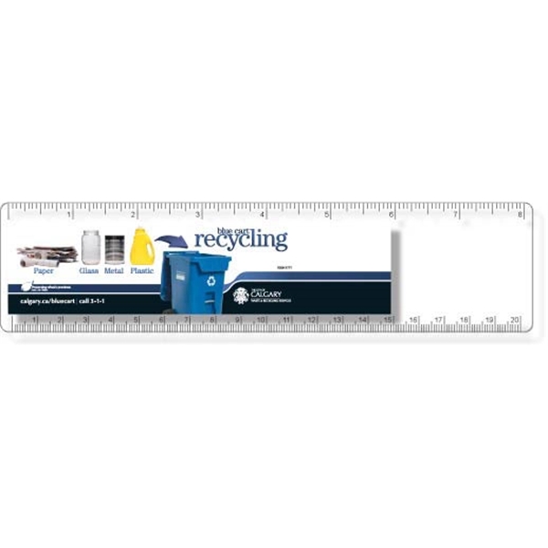 Clear Copolyester Flexible Plastic Rulers Full Color Imprint with standard or... from ASI 87400 ArtechPro