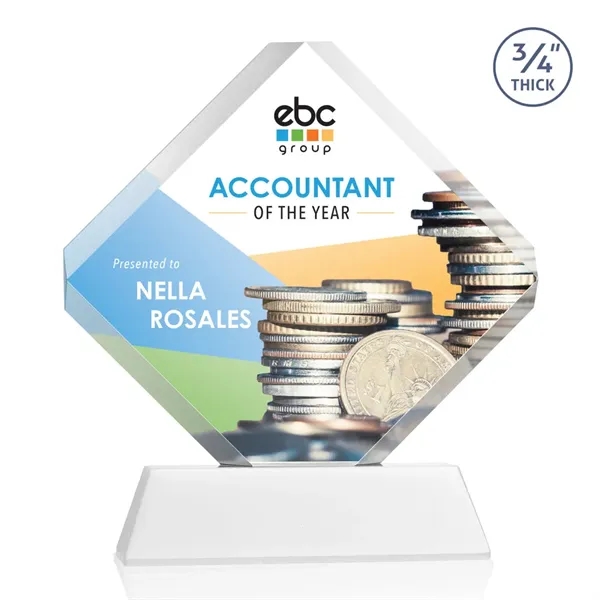 Toulon on Newhaven VividPrint™ Award - White... from ASI 84592 St Regis Group / St Regis