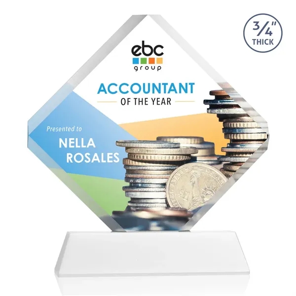 Toulon on Newhaven VividPrint™ Award - White... from ASI 84592 St Regis Group / St Regis