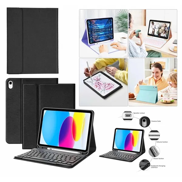 Bluetooth Keyboard Case for iPad 10.9" 10th Gen 2022... from ASI 79909 Promotek
