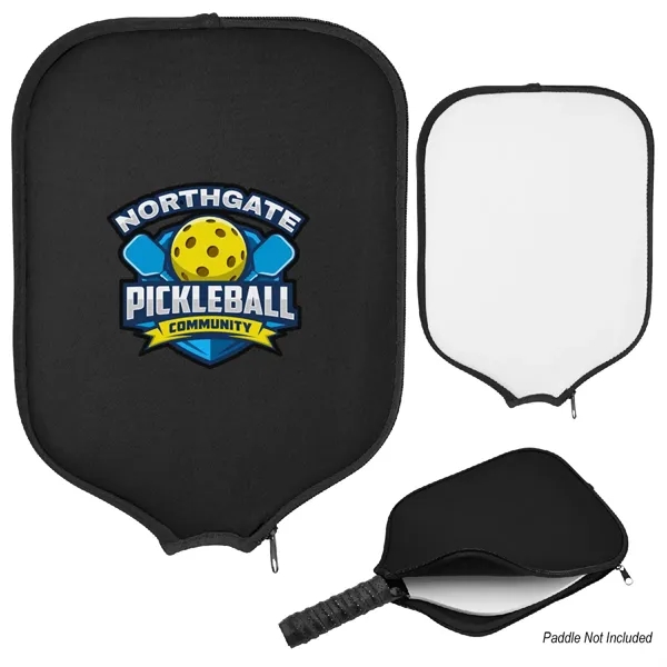 Pickleball paddle cover made of neoprene.... from ASI 61125 Hit Promotional Products / Hit®