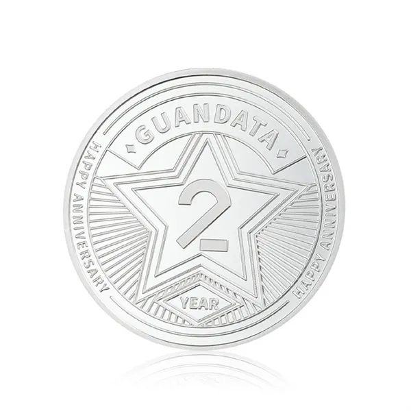 1.77" Embossed zinc challenge coin plus embossed logo plus 1 color... from ASI 37218 Athena Promo (tm)