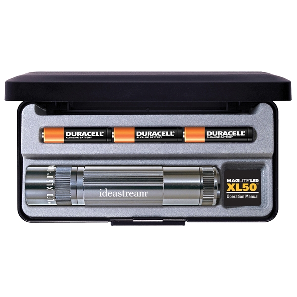 LED flashlight with three selectable modes: high power, 25% power and... from ASI 46170 Compass Industries Inc