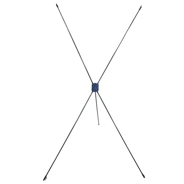 32" x 72" fiberglass X-frame display stand with dye sublimated polyester... from ASI 36558 Aprons, Etc.