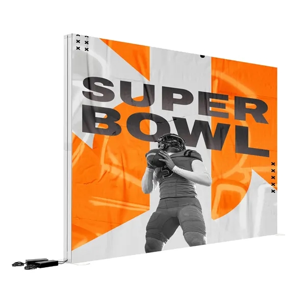 10'w x 8.2'h Lightbox Display, interior LED lights, aluminum frame, full... from ASI 49891 Discount Marketing Products / DMP