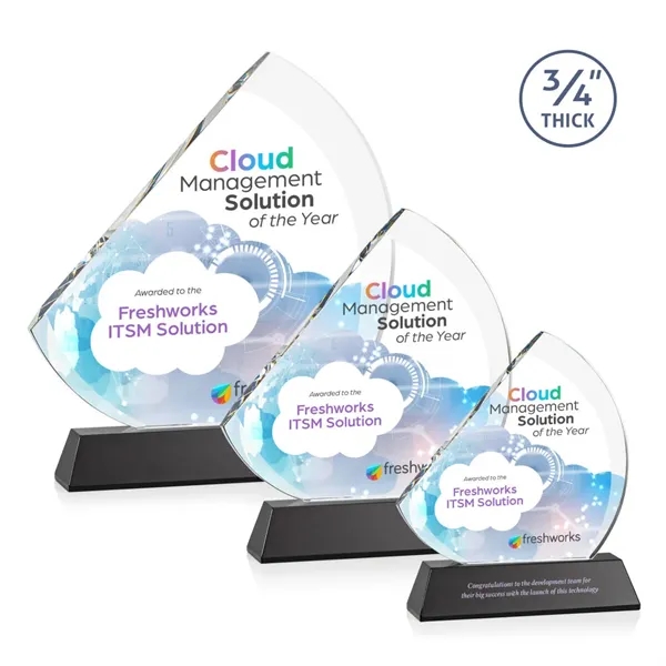 Nantucket VividPrint™ Award on Newhaven - Black... from ASI 84592 St Regis Group / St Regis