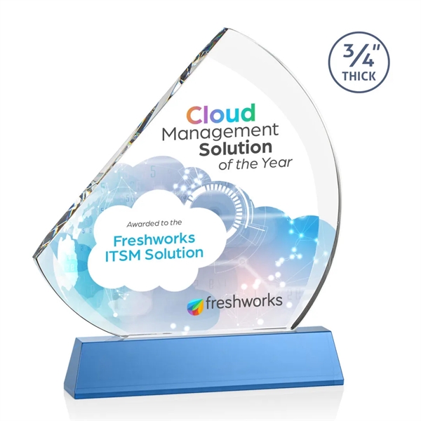 Nantucket VividPrint™ Award on Newhaven - Sky Blue... from ASI 84592 St Regis Group / St Regis