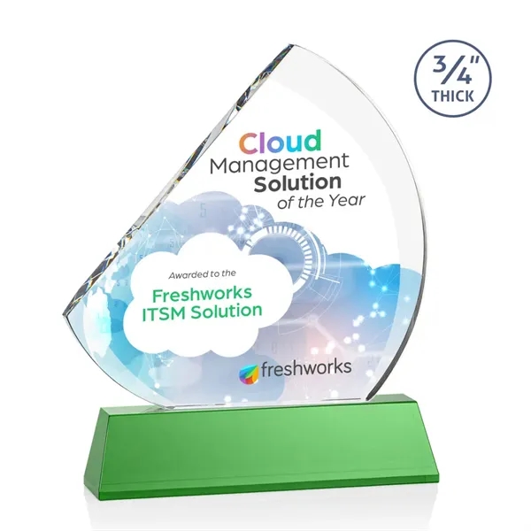 Nantucket VividPrint™ Award on Newhaven - Green... from ASI 84592 St Regis Group / St Regis