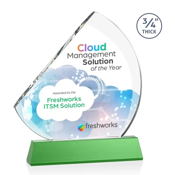 Nantucket VividPrint™ Award on Newhaven - Green... from ASI 84592 St Regis Group / St Regis